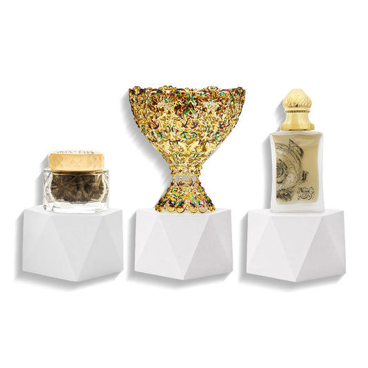 مجموعة عبير المناسك - بخور الورد - مداخن المجالس - عطر نزيه